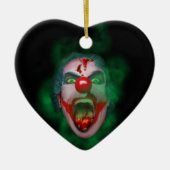 Evil Joker Clown Face Keramisch Ornament (Voorkant)