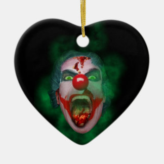 Evil Joker Clown Face Keramisch Ornament