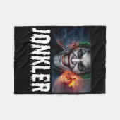 Evil Jonkler Halloween Fleece Deken (Voorkant (Horizontaal))