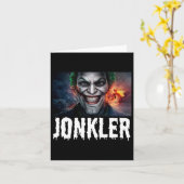 Evil Jonkler Halloween Kaart (Gele Bloem)