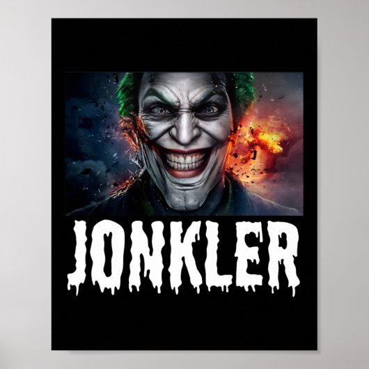 Evil Jonkler Halloween Poster (Voorkant)