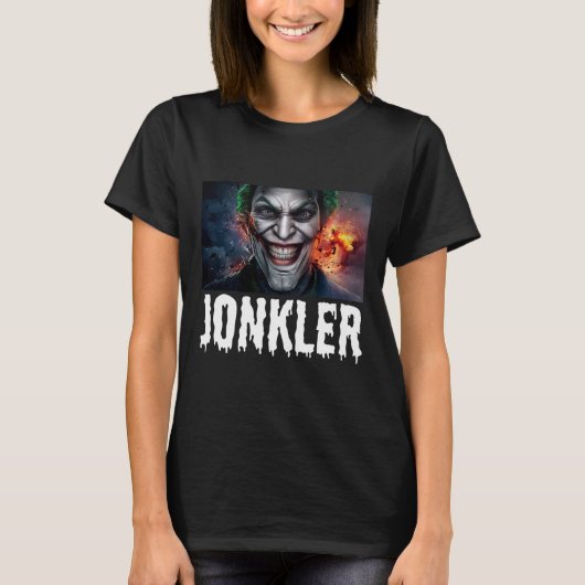 Evil Jonkler Halloween T-shirt (Voorkant)