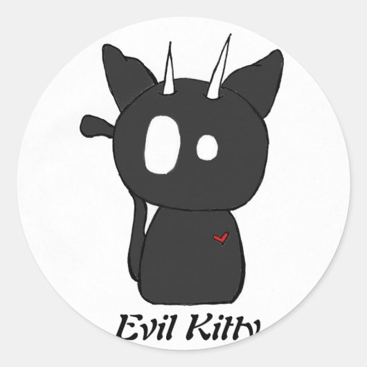 Evil Kat Stickers (Voorkant)
