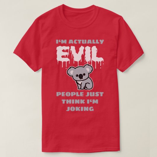 Evil Koala T-shirt (Design voorkant)