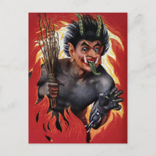 Evil Krampus Briefkaart