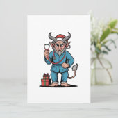 Evil Krampus Nurse Scrubs Nursing Christmas (Staand voorkant)