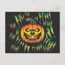 Evil Laughing Halloween Pumpkin Comics Text Effect