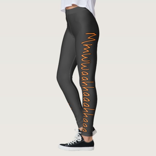 Evil Laughter Mmwwahaahaaahhaaa Halloween Leggings (Links)