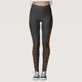 Evil Laughter Mmwwahaahaaahhaaa Halloween Leggings