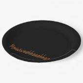 Evil Laughter Mmwwahaahaaahhaaa Halloween Papieren Bordje (Gekanteld)