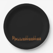 Evil Laughter Mmwwahaahaaahhaaa Halloween Papieren Bordje (Voorkant)