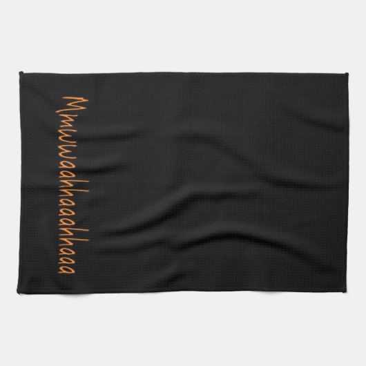 Evil Laughter Mmwwahaahaaahhaaa Halloween Theedoek (Horizontaal)