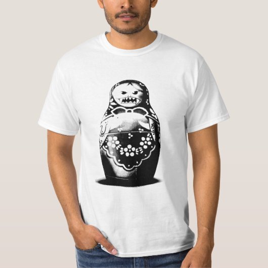 Evil Matryoshka Doll Russian - Pop Art T-shirt (Voorkant)