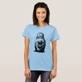 Evil Matryoshka Doll Russian - Pop Art t-shirt (Voorkant volledig)