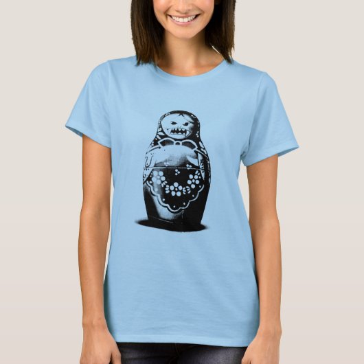 Evil Matryoshka Doll Russian - Pop Art t-shirt (Voorkant)