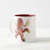 Evil Mind Tweekleurige Koffiemok (Voorkant links)