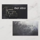 Evil Modern Truck Service Grunge Chalk Visitekaartje (Voorkant / Achterkant)