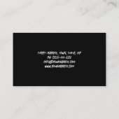 Evil Modern Truck Service Kaart Visitekaartje (Achterkant)