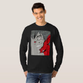 Evil Monster Graphic Demon Devil Harajuku T-shirt (Voorkant volledig)