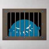 Evil monsterhorror art poster (Voorkant)