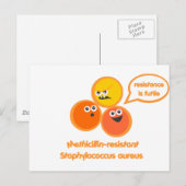 Evil MRSA Briefkaart (Voorkant / Achterkant)