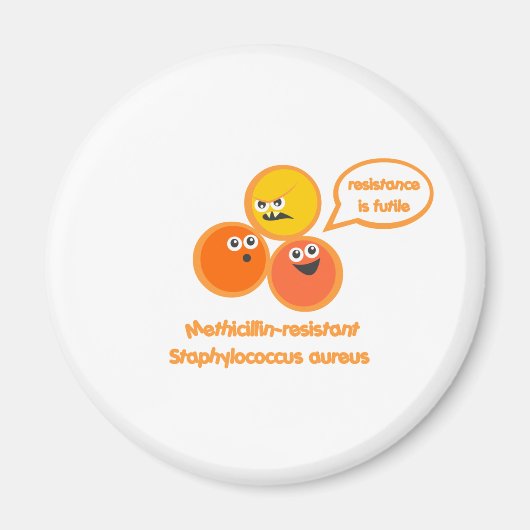 Evil MRSA Magneet (Voorkant)