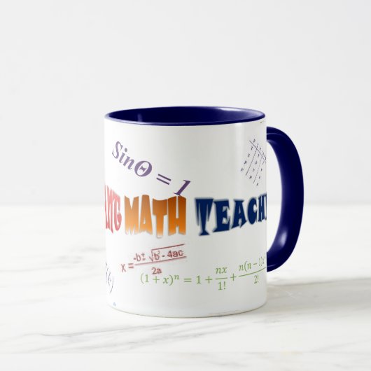 Evil Mutant Wiskunde Teacher Mok (Voorkant rechts)