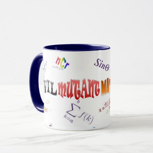 Evil Mutant Wiskunde Teacher Mok (Voorkant links)