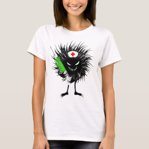 Evil Nurse Meme Dark Humor Funny Medical T-shirt