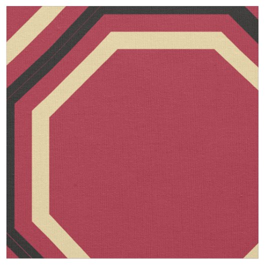 Evil Octagon Pattern Stof (Close Up)