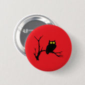 Evil owl ronde button 5,7 cm (Voorkant /achterkant)