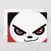 Evil Panda Briefkaart (Voorkant / Achterkant)