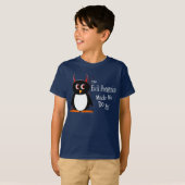 Evil Penguin maakte me KINDER T-shirt (Voorkant volledig)