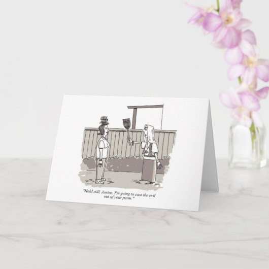 Evil Perm greeting card Kaart (Orchidee)