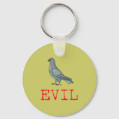 Evil Pigeon Sleutelhanger (Voorkant)