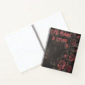 Evil Plans & Stuff Gothic Notitieboek (Binnen)