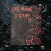 Evil Plans & Stuff Gothic Notitieboek