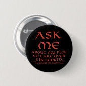 Evil Plot Joke Pins en Buttonnen Ronde Button 5,7 Cm (Voorkant /achterkant)