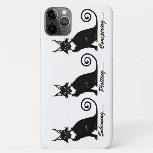 Evil Plotting Cat Trio Case-Mate iPhone Case (Achterkant)