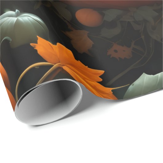 Evil pumpkin cadeaupapier (Rol Hoek)