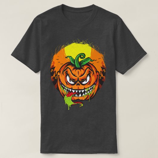 Evil Pumpkin Clothing Herfst Autumn T-shirt (Design voorkant)