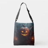 Evil Pumpkin Crossbody Tas (Achterkant)