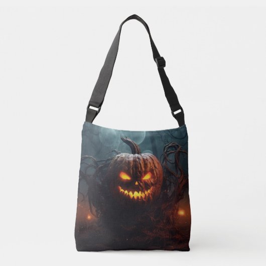 Evil Pumpkin Crossbody Tas (Voorkant)