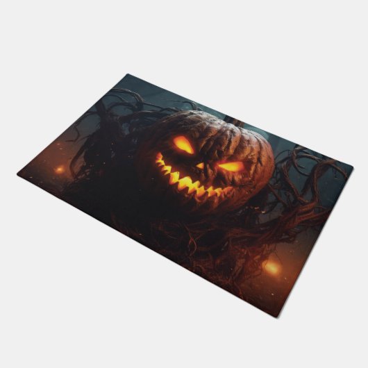 Evil Pumpkin Deurmat (Schuin)