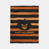 Evil Pumpkin Fleece Deken (Voorkant)