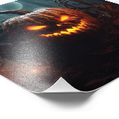 Evil Pumpkin Foto Afdruk (Hoek)