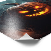Evil Pumpkin Foto Afdruk (Hoek)