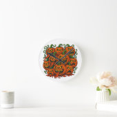 Evil Pumpkin Horde Halloween Ronde Klok (Huis)