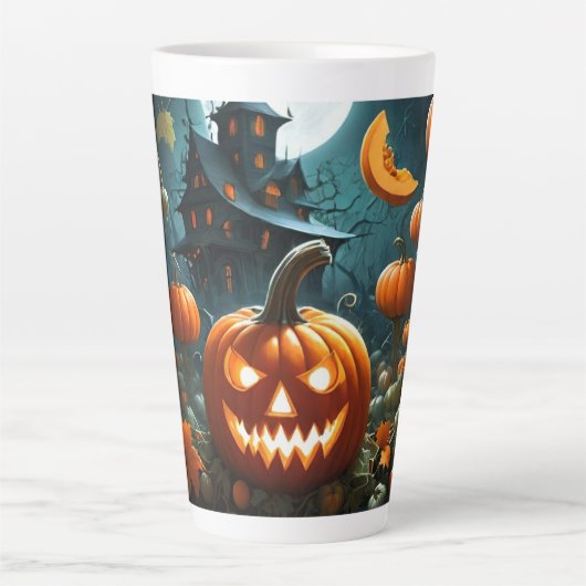 Evil pumpkin latte mok (Voorkant)