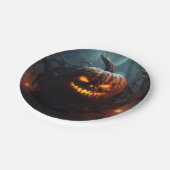 Evil Pumpkin Papieren Bordje (Gekanteld)